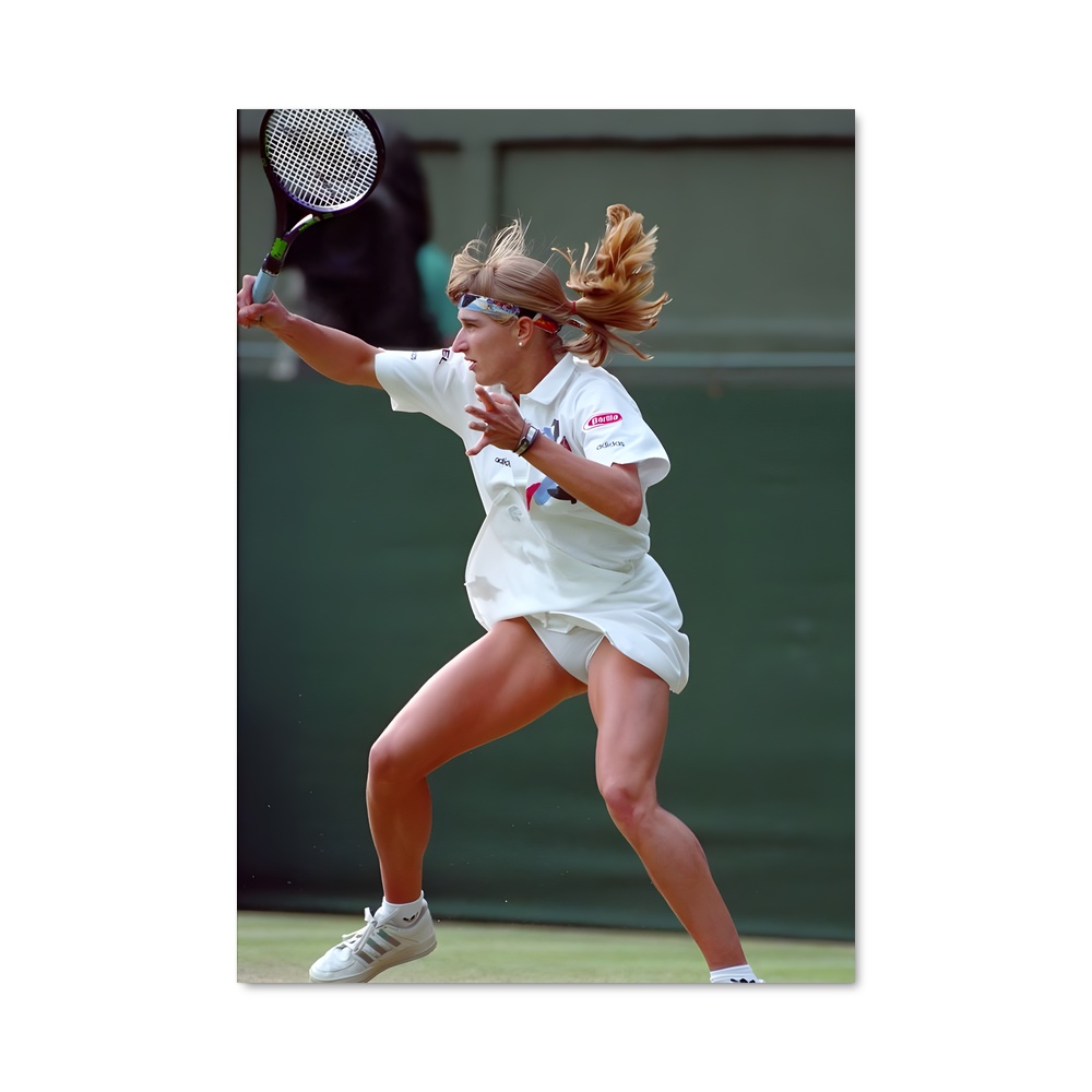 Poster Steffi graf gazon